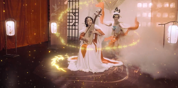<b>经典琵琶古曲塞上曲为基调带来创造魔域金秋万能宠专属落雁风</b>