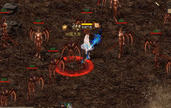 <b>蜘蛛女王作为魔域中最知名的BOSS之一飞天连斩等高级技术</b>